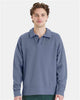 ComfortWash by Hanes GDH490 Unisex Garment-Dyed Polo Collar Sweatshirt
