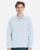 ComfortWash by Hanes GDH490 Unisex Garment-Dyed Polo Collar Sweatshirt
