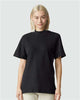 American Apparel 1PQ Unisex Pique Mockneck Tee