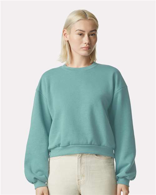 American Apparel RF494 Women's ReFlex Fleece Crewneck Sweatshirt