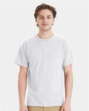 Hanes 5290P Essential-T Pocket T-Shirt - 
