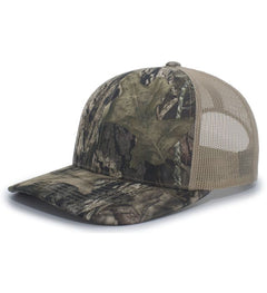 Pacific Headwear 108C Camo Snapback Trucker Cap - 