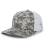Pacific Headwear 108C Camo Snapback Trucker Cap