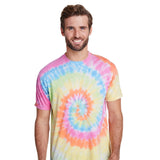 Colortone 1090 Festival Tie-Dyed Burnout T-Shirt