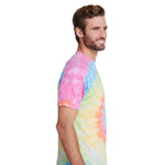 Colortone 1090 Festival Tie-Dyed Burnout T-Shirt