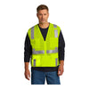 CornerStone ANSI 107 Class 2 Mesh Six-Pocket Zippered Vest CSV104