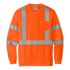 CornerStone ANSI 107 Class 3 Mesh Long Sleeve Tee CS203 - 