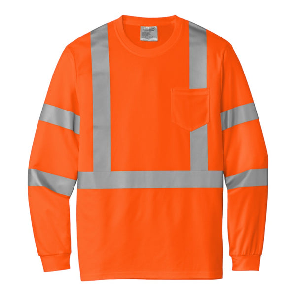CornerStone ANSI 107 Class 3 Mesh Long Sleeve Tee CS203
