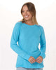 Boxercraft BW3166 Women's Solid Preppy Patch Long Sleeve T-Shirt