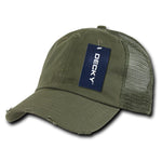 Decky 110 - 6 Panel Low Profile Relaxed Vintage Trucker Cap - CASE Pricing - Picture 4 of 9