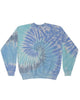 Colortone 8100 Unisex Tie-Dyed Fleece Crewneck Sweatshirt