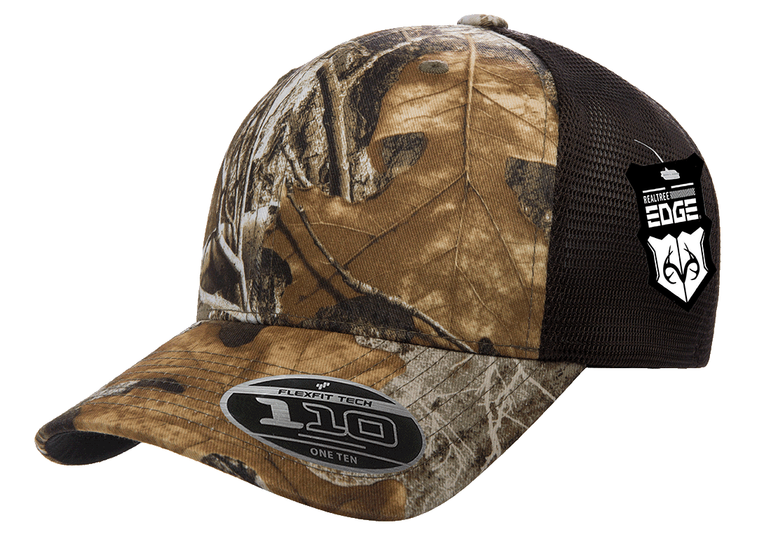 『TEN HAT CAMO FREE』 Feral Texas Outdoors Veil Camo Hat - Leather Patch