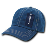 Decky 111 - 6 Panel Low Profile Relaxed Contra-Stitch Dad Hat, Contrast Stitch Cap - CASE Pricing - Picture 8 of 13