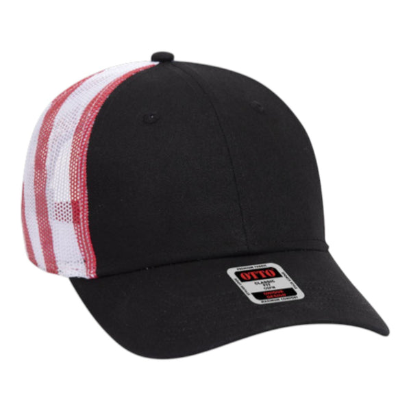 OTTO 88-1280 OTTO CAP 6 Panel Low Profile Mesh Back Trucker Hat