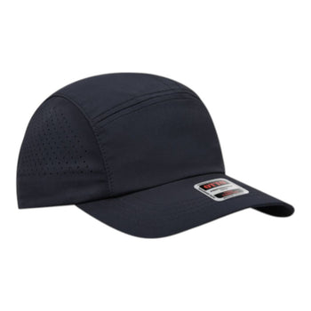 OTTO 133-1 OTTO CAP 5 Panel Running Hat w/ Elastic Soft Visor