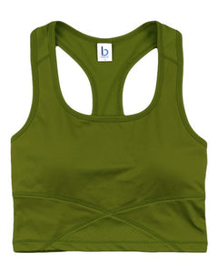 Boxercraft YS83 Girls' Cropped Middie Tank - 
