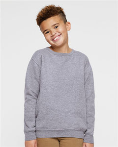 LAT 2225 Youth Elevated Fleece Crewneck Sweatshirt - 