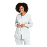 Wink Unisex WorkFlex Snap-Front Scrub Jacket WW3080 WonderWink