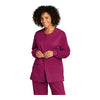 Wink Unisex WorkFlex Snap-Front Scrub Jacket WW3080 WonderWink