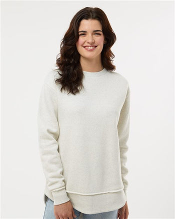 LAT 3525 Women's Weekend Fleece Crewneck Sweatshirt