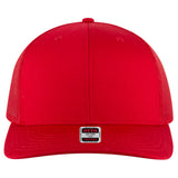 Otto Cap 112-1 - 6 Panel Mid Profile Mesh Back Trucker Hat - 112