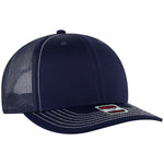 Otto Cap 112-1 - 6 Panel Mid Profile Mesh Back Trucker Hat - 112