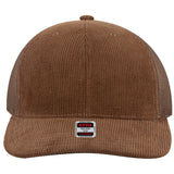 Otto Cap 112-1 - 6 Panel Mid Profile Mesh Back Trucker Hat - 112