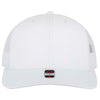 OTTO Cap 112-3 6 Panel Mid Profile Mesh Back Trucker Hat