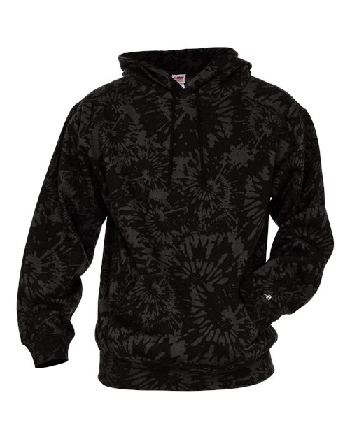 Badger 1275 Unisex Tie-Dyed Triblend Hooded Sweatshirt