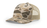 Richardson 112PFP Printed Five Panel Trucker Hat Camo Cap - 112 PFP