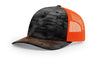 Richardson 112PFP Printed Five Panel Trucker Hat Camo Cap - 112 PFP
