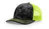 Richardson 112PFP Printed Five Panel Trucker Hat Camo Cap - 112 PFP