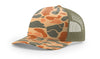 Richardson 112PFP Printed Five Panel Trucker Hat Camo Cap - 112 PFP