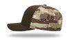 Richardson Printed Mesh Back Trucker Cap, Snapback Hat - 112PM