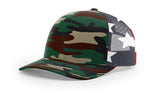 Richardson 112PM Printed Mesh Back Trucker Cap, Snapback Hat