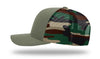 Richardson 112PM Printed Mesh Back Trucker Cap, Snapback Hat