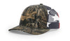 Richardson 112PM Printed Mesh Back Trucker Cap, Snapback Hat