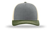 Richardson 112 Trucker Cap Tri Color Hats Three Colors
