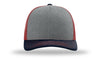 Richardson 112 Trucker Cap Tri Color Hats Three Colors