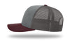Richardson 112 Trucker Cap Tri Color Hats Three Colors