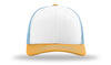 Richardson 112 Trucker Cap Tri Color Hats Three Colors