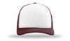 Richardson 112 Trucker Cap Alternate Hats Alternate Colors White Front