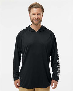 Columbia 212482 Men's PFG Terminal Tackle™ Hooded Long Sleeve T-Shirt - 