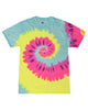 Colortone 1000Y Youth Multi-Color Tie-Dyed T-Shirt