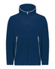 Augusta Sportswear 6859 Youth Eco Revive™ Polar Fleece Hooded Full-Zip Jacket