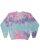 Colortone 8100 Unisex Tie-Dyed Fleece Crewneck Sweatshirt