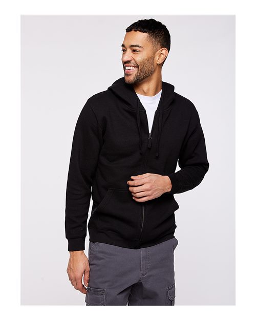 LAT 6927 Unisex Full-Zip Fleece Hoodie Sweatshirt