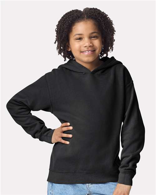 Comfort Colors 1467Y Youth Garment-Dyed Lightweight Fleece Hooded Sweatshirt