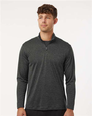 AllPro 4HM700 Men's Pro-Lock Performance Mélange Quarter-Zip Pullover - 