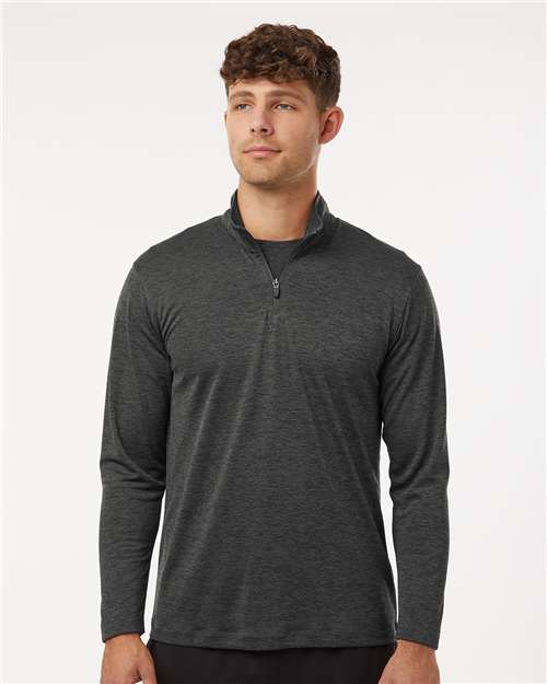 AllPro 4HM700 Men's Pro-Lock Performance Mélange Quarter-Zip Pullover